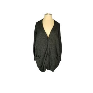Madewell Oversized Grandpa Boyfriend Gray Cardigan Size XS